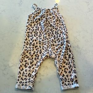 Grayson mini waffle knit cheetah jumpsuit